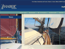 Tablet Screenshot of haber-yachts.com